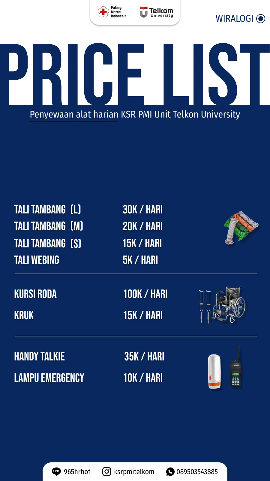 Poster daftar harga peminjaman barang halaman 2